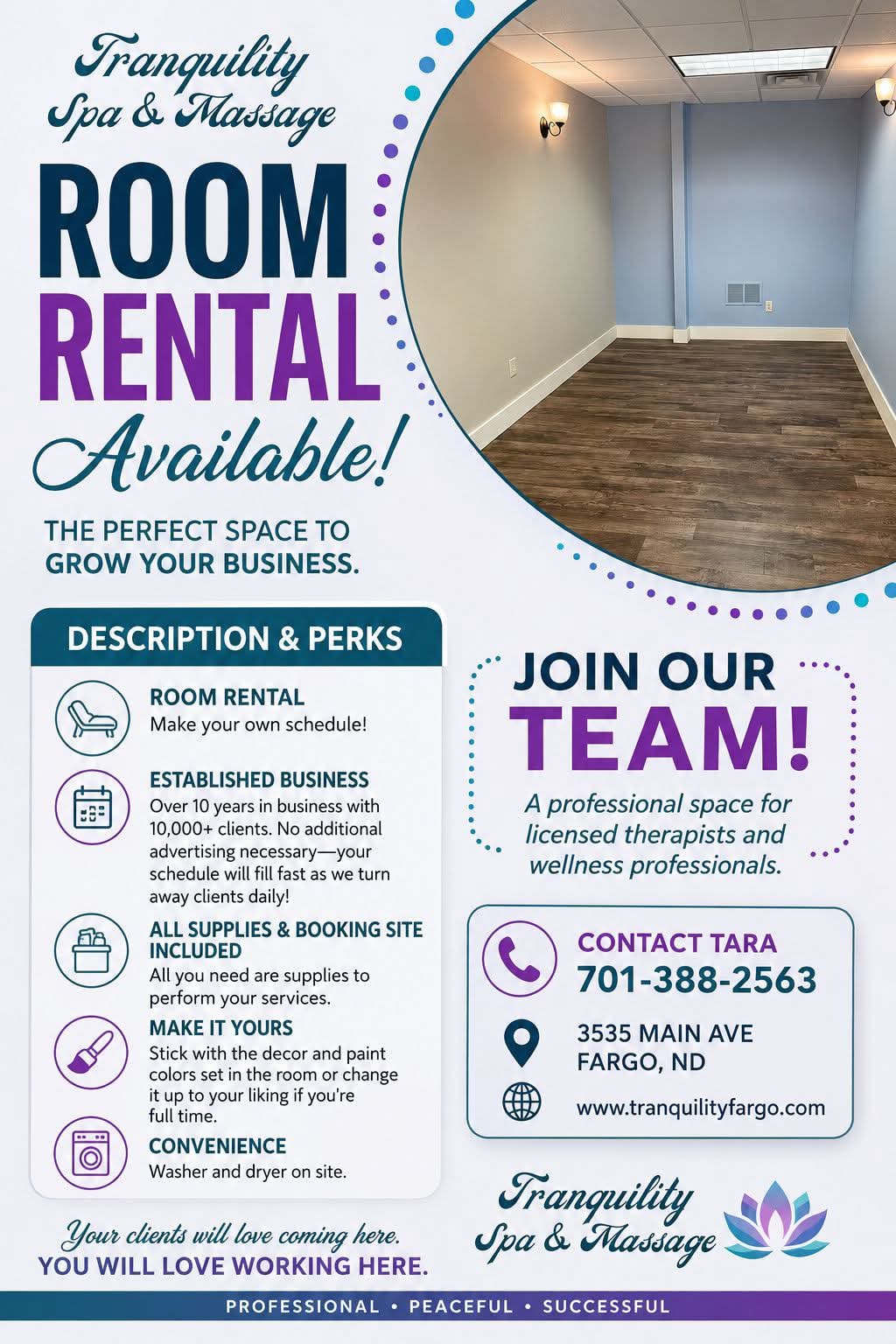 Room rental